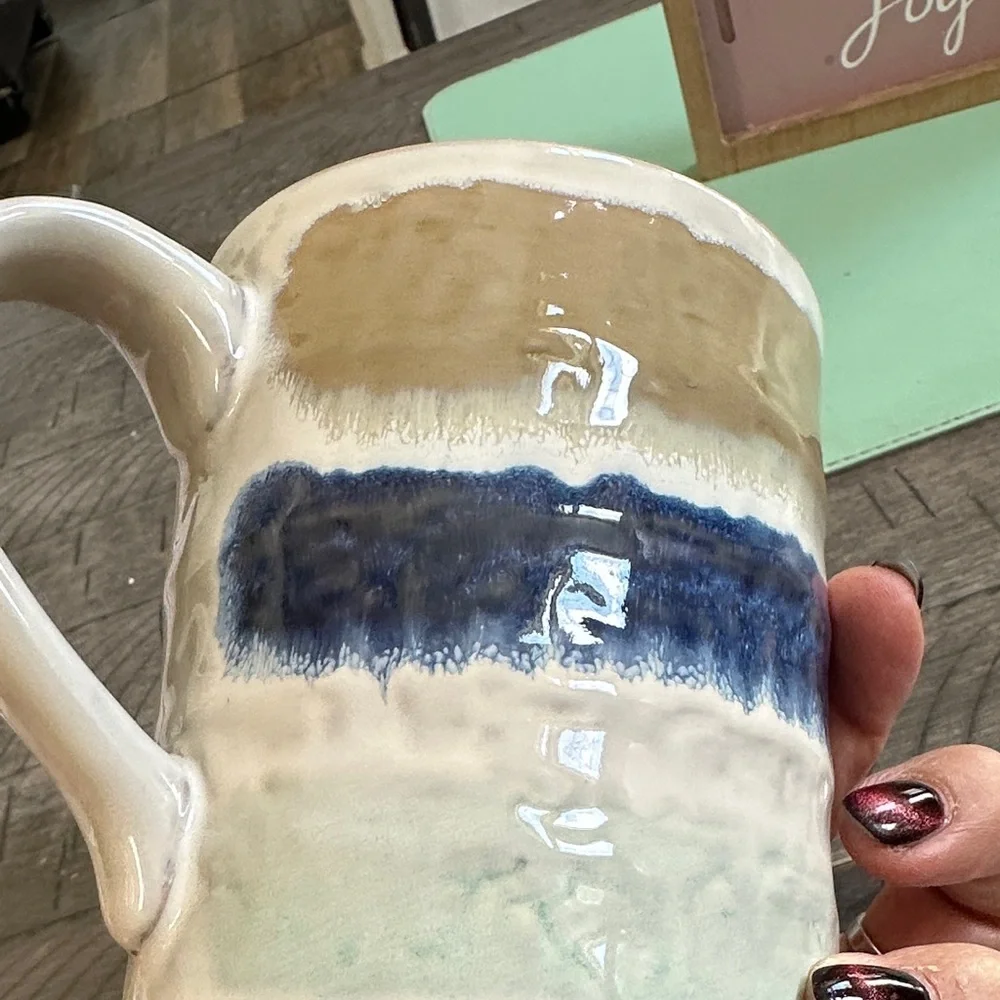 Pier 1 Imports Multicolor Ceramic Mug